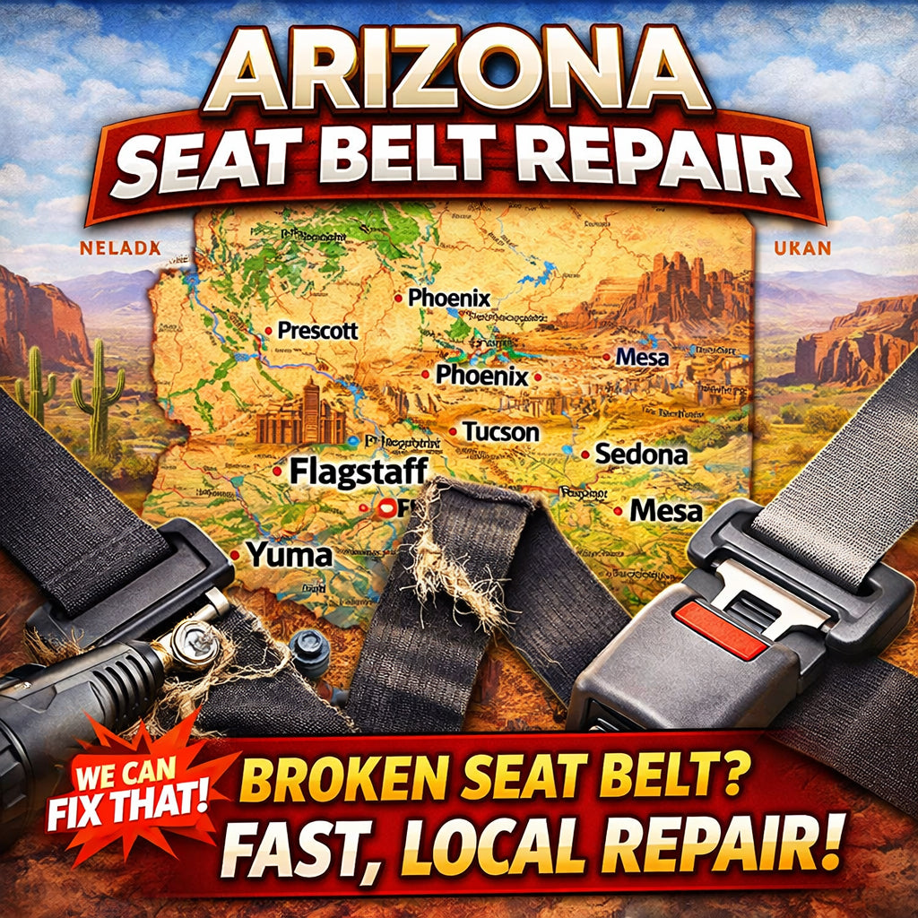 Seat Belt Repair Arizona – Fast Nationwide Service for Locked & Damaged Seat Belts