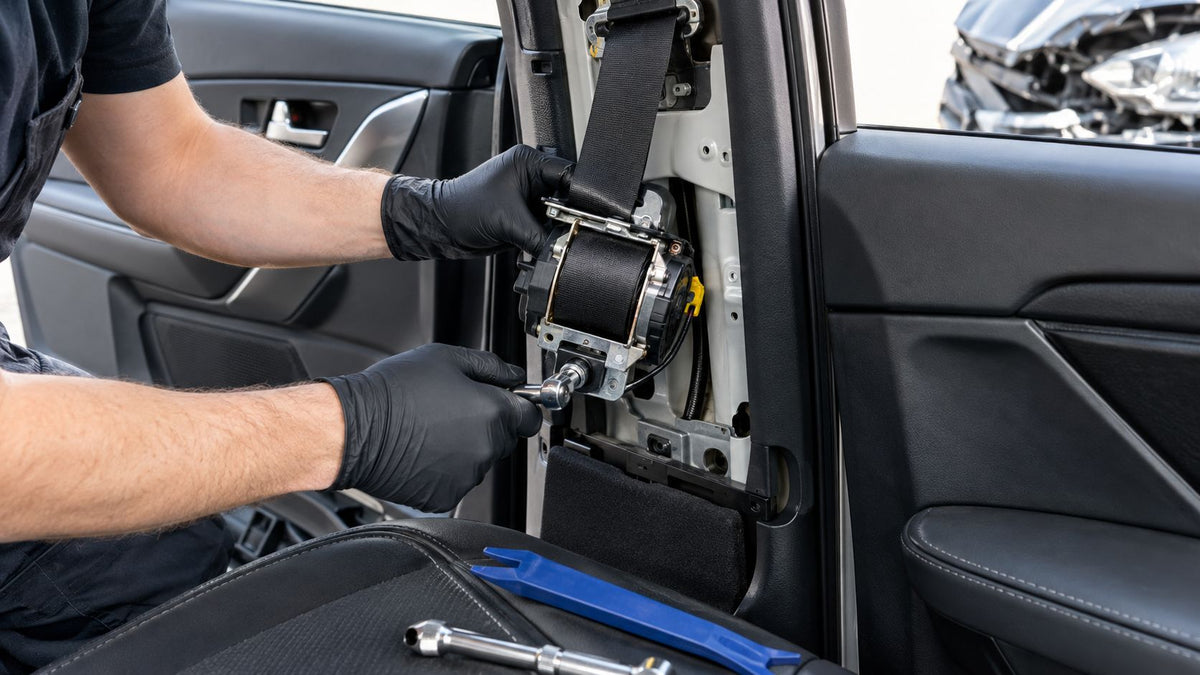 How to Fix Seat Belt Retractor After an Accident
