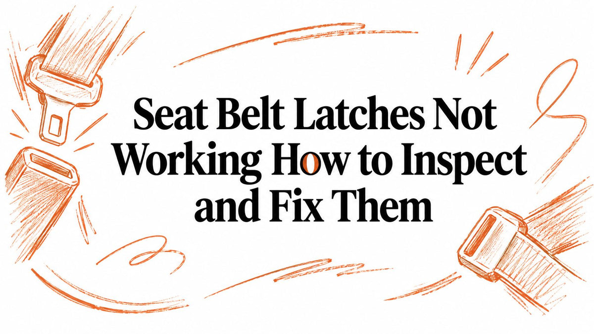 Seat Belt Latches Not Working How to Inspect and Fix Them