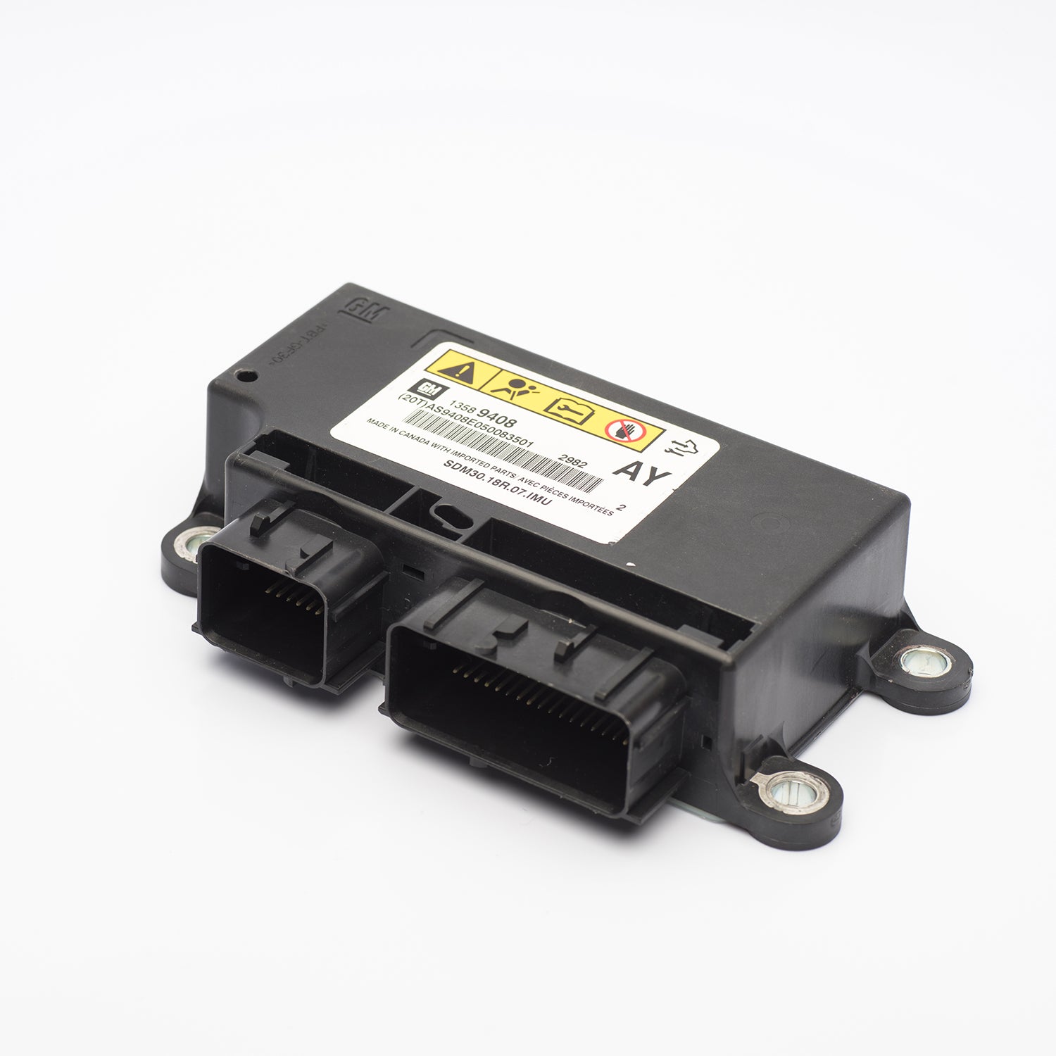 Réinitialisation du module d'airbag