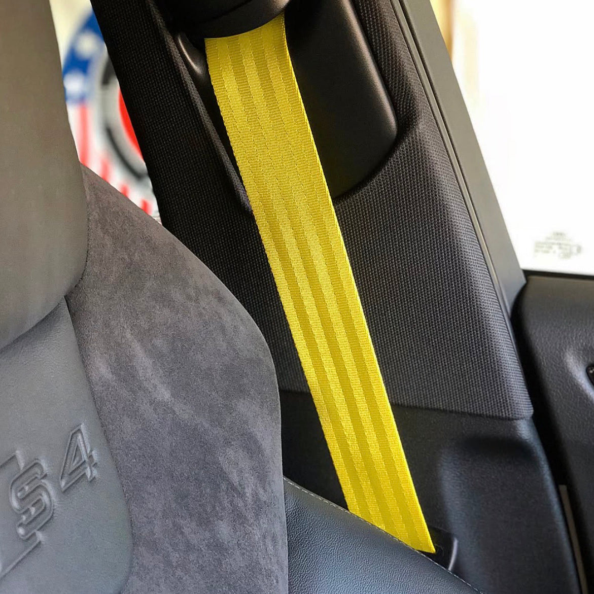 Yellow Seat Belt Webbing Upgrade Replacement