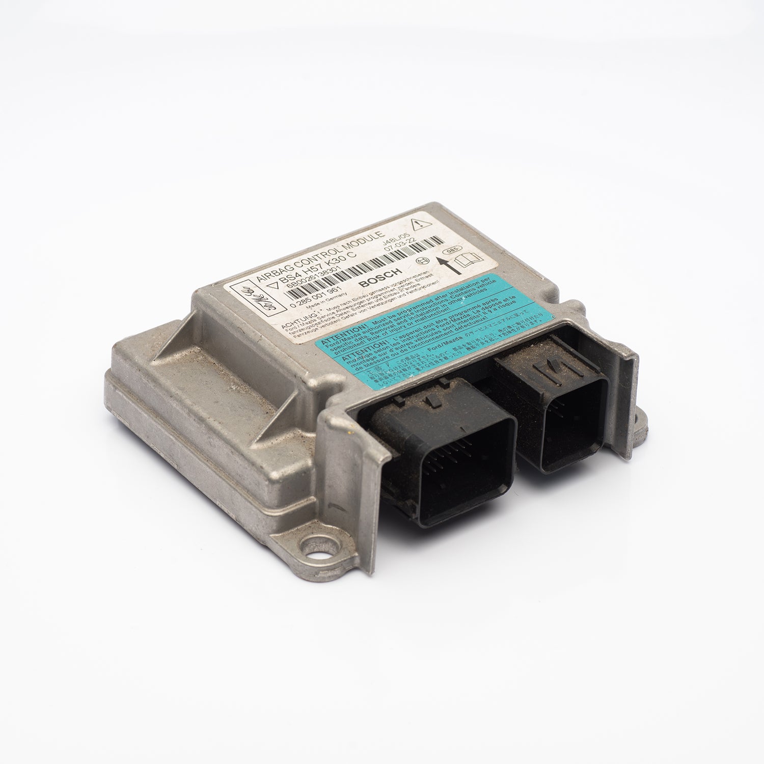 Réinitialisation du module d'airbag