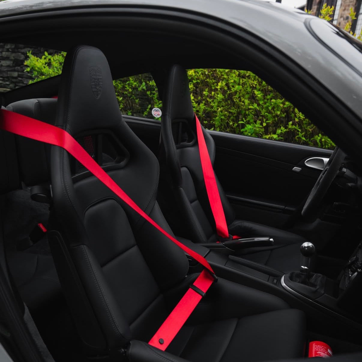 Ferrari Red Seat Belt Webbing Upgrade Replacement