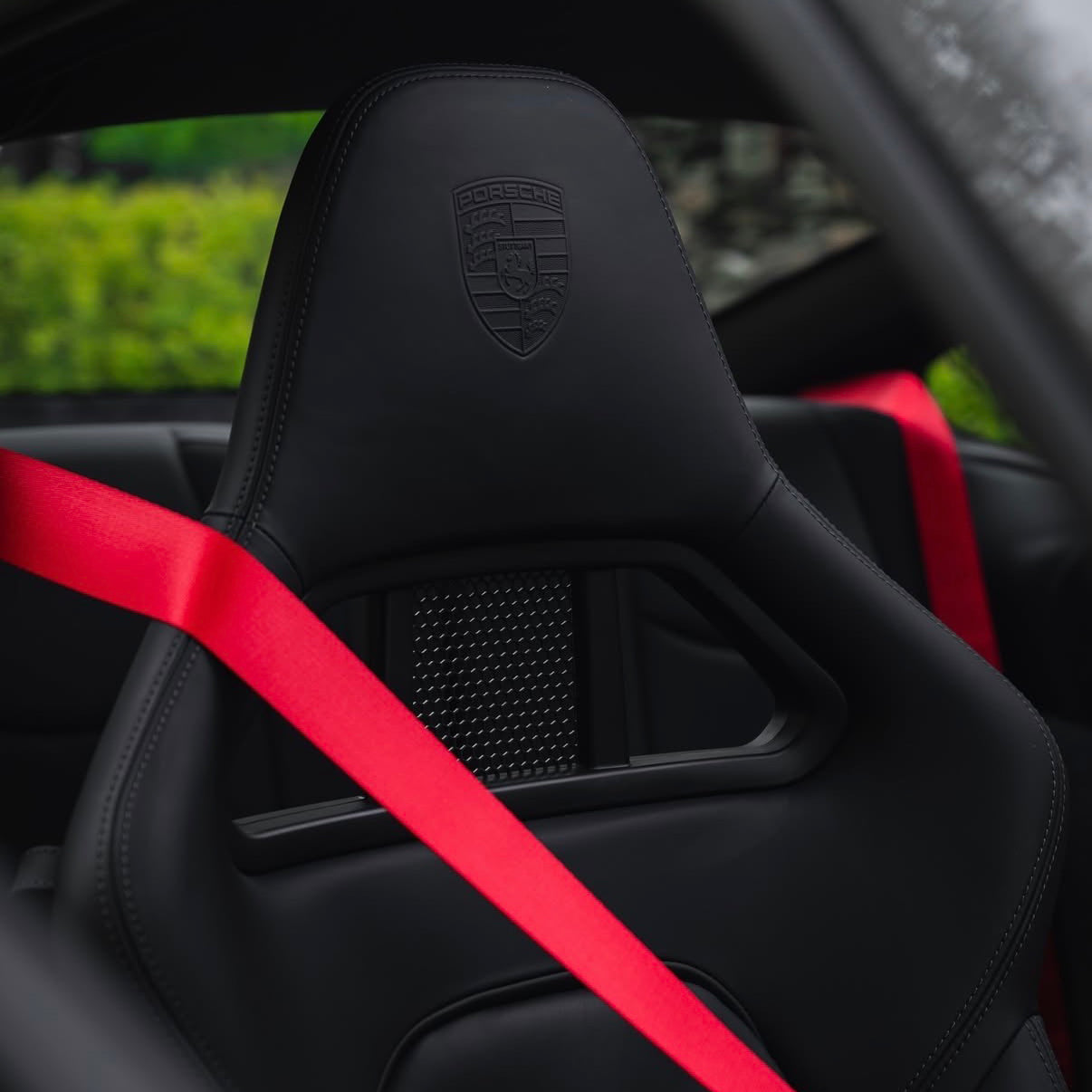 Ferrari Red Seat Belt Webbing Upgrade Replacement