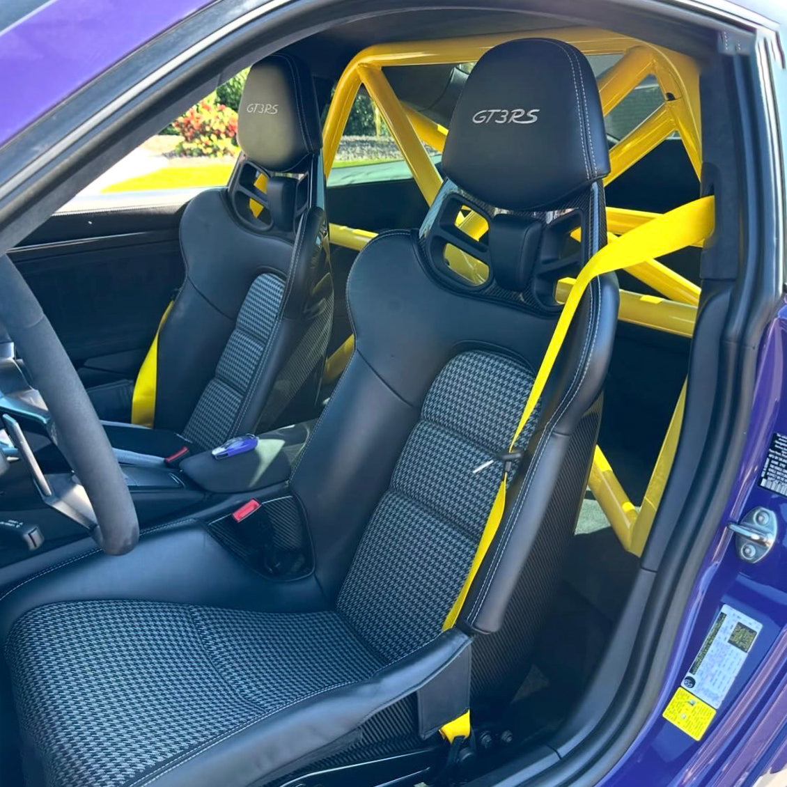Yellow Seat Belt Webbing Upgrade Replacement