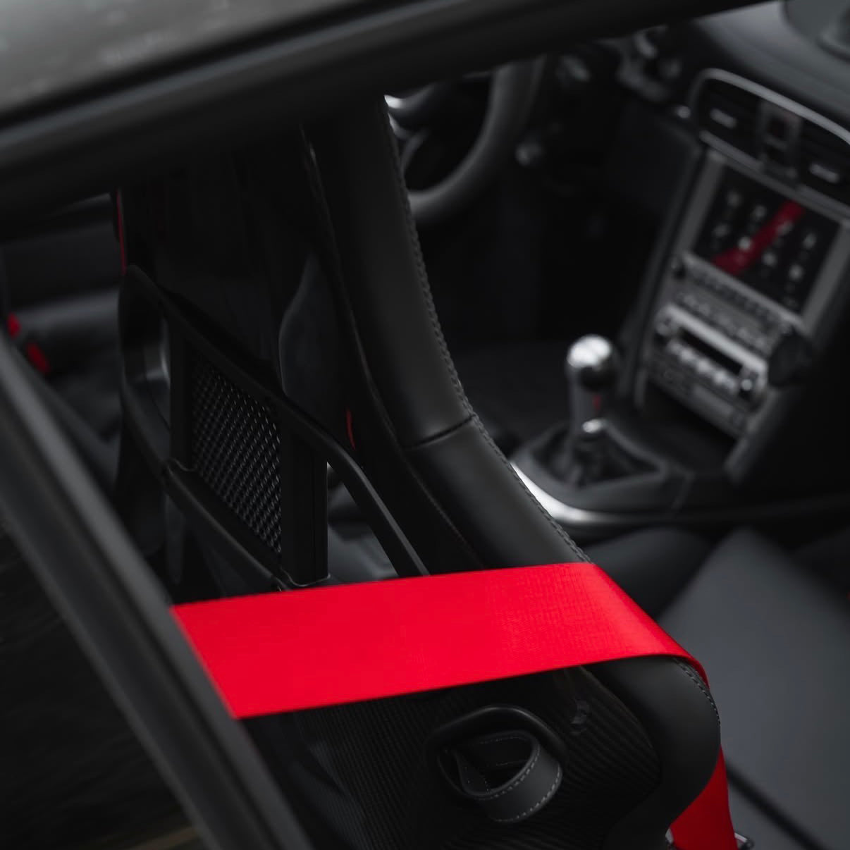 Ferrari Red Seat Belt Webbing Upgrade Replacement