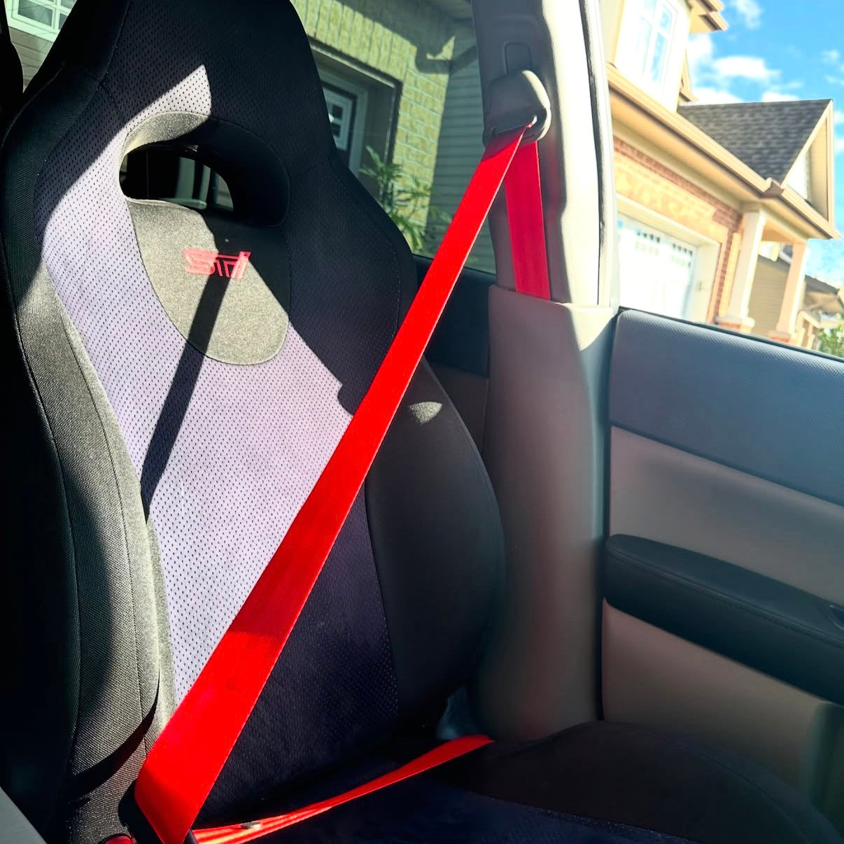 Ferrari Red Seat Belt Webbing Upgrade Replacement