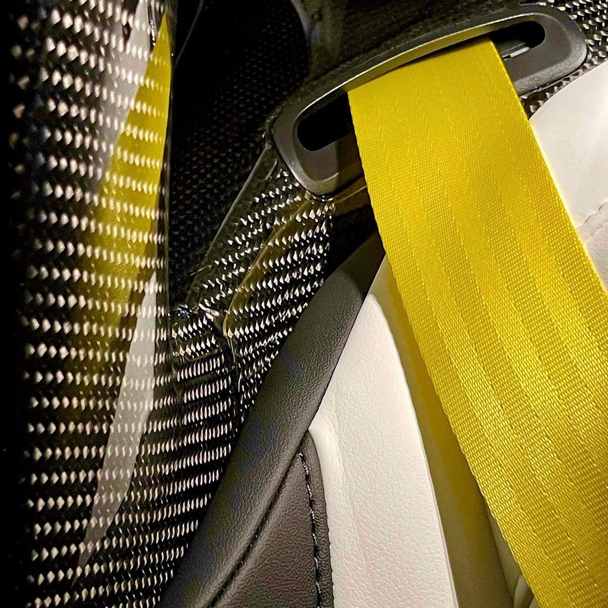 Yellow Seat Belt Webbing Upgrade Replacement