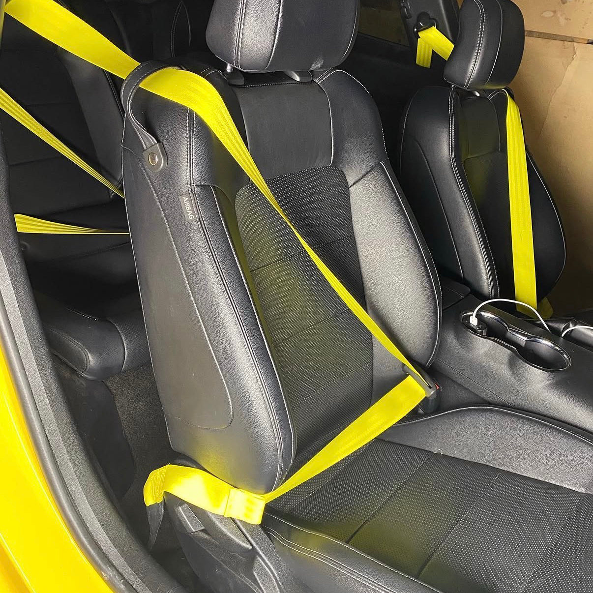 Yellow Seat Belt Webbing Upgrade Replacement