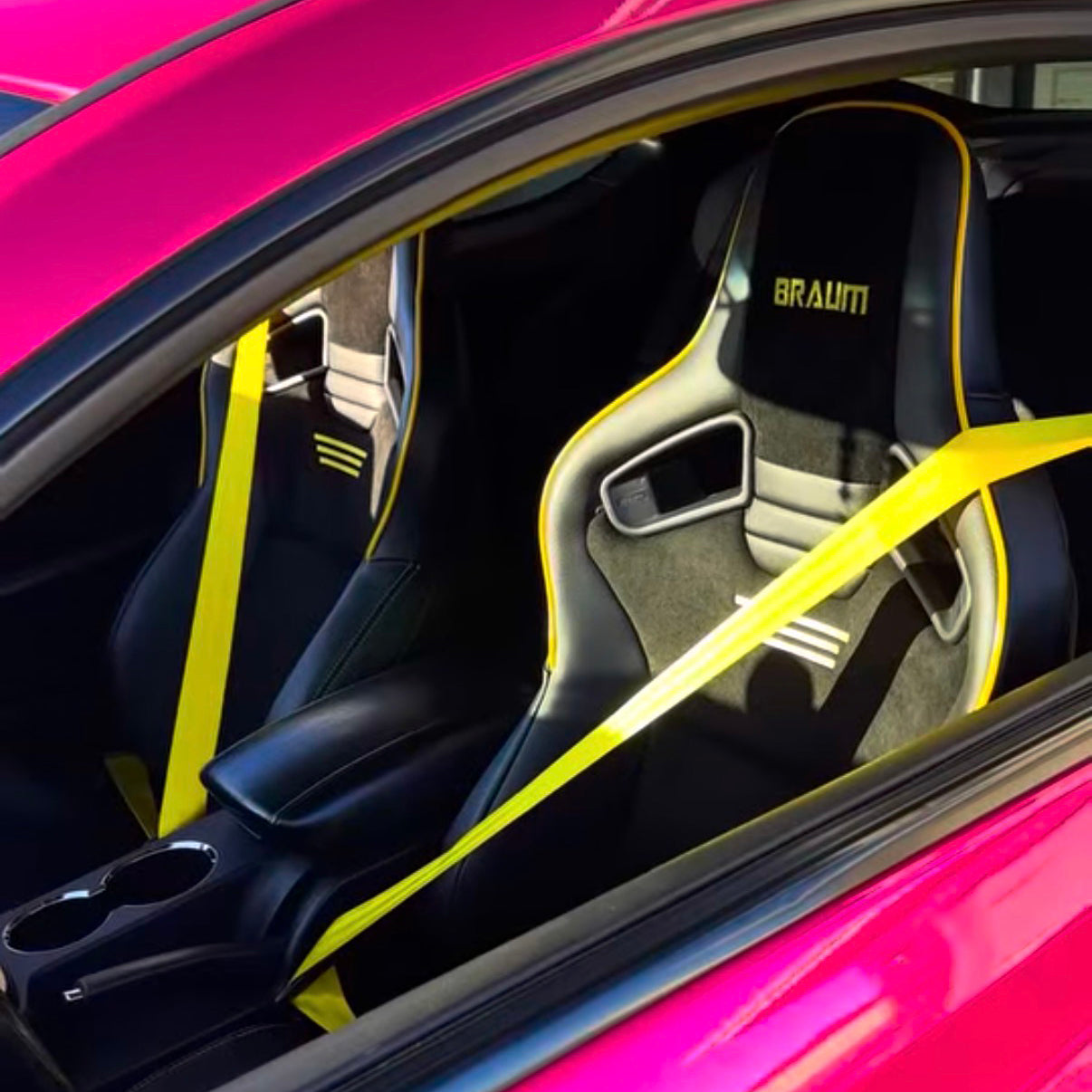 Yellow Seat Belt Webbing Upgrade Replacement