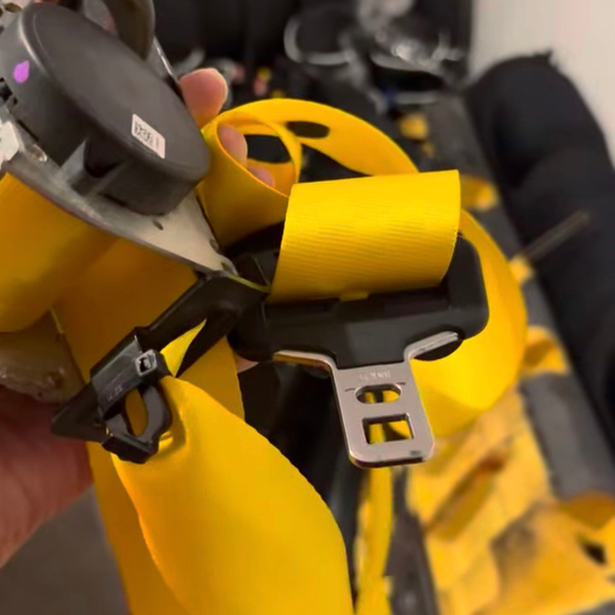 Yellow Seat Belt Webbing Upgrade Replacement