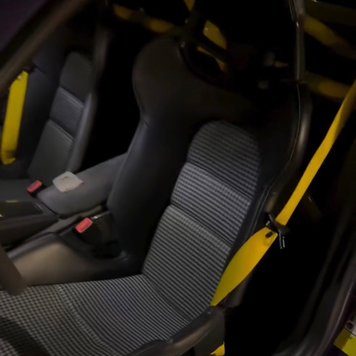 Yellow Seat Belt Webbing Upgrade Replacement