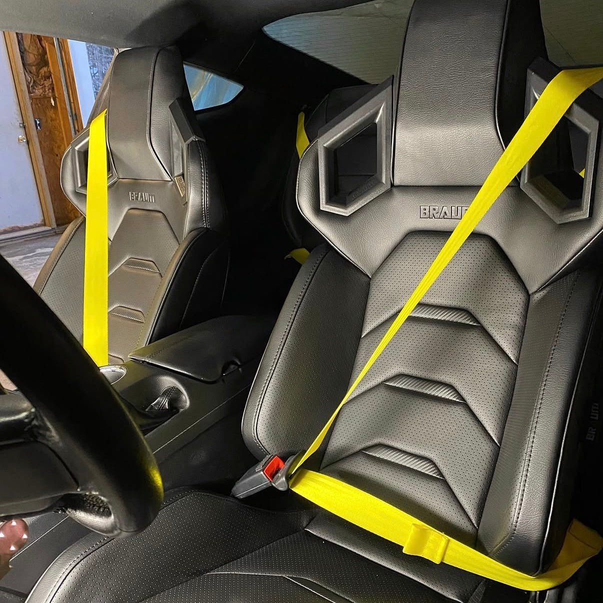 Yellow Seat Belt Webbing Upgrade Replacement