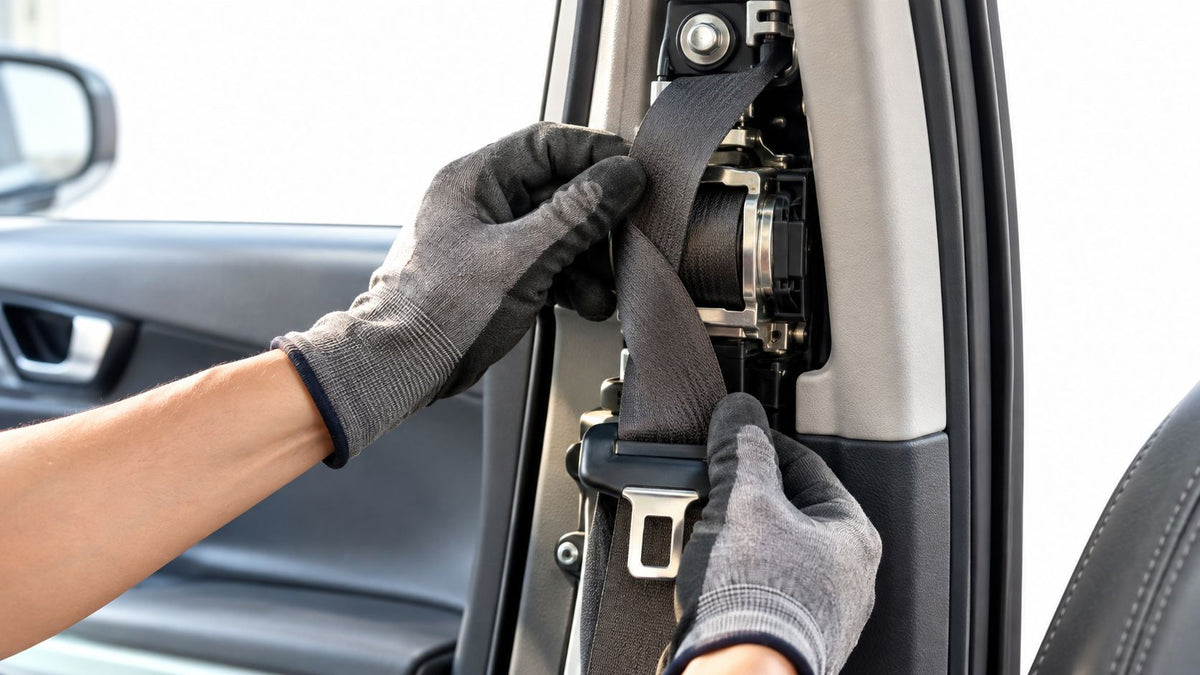 How to Fix a Seatbelt That Is Stuck