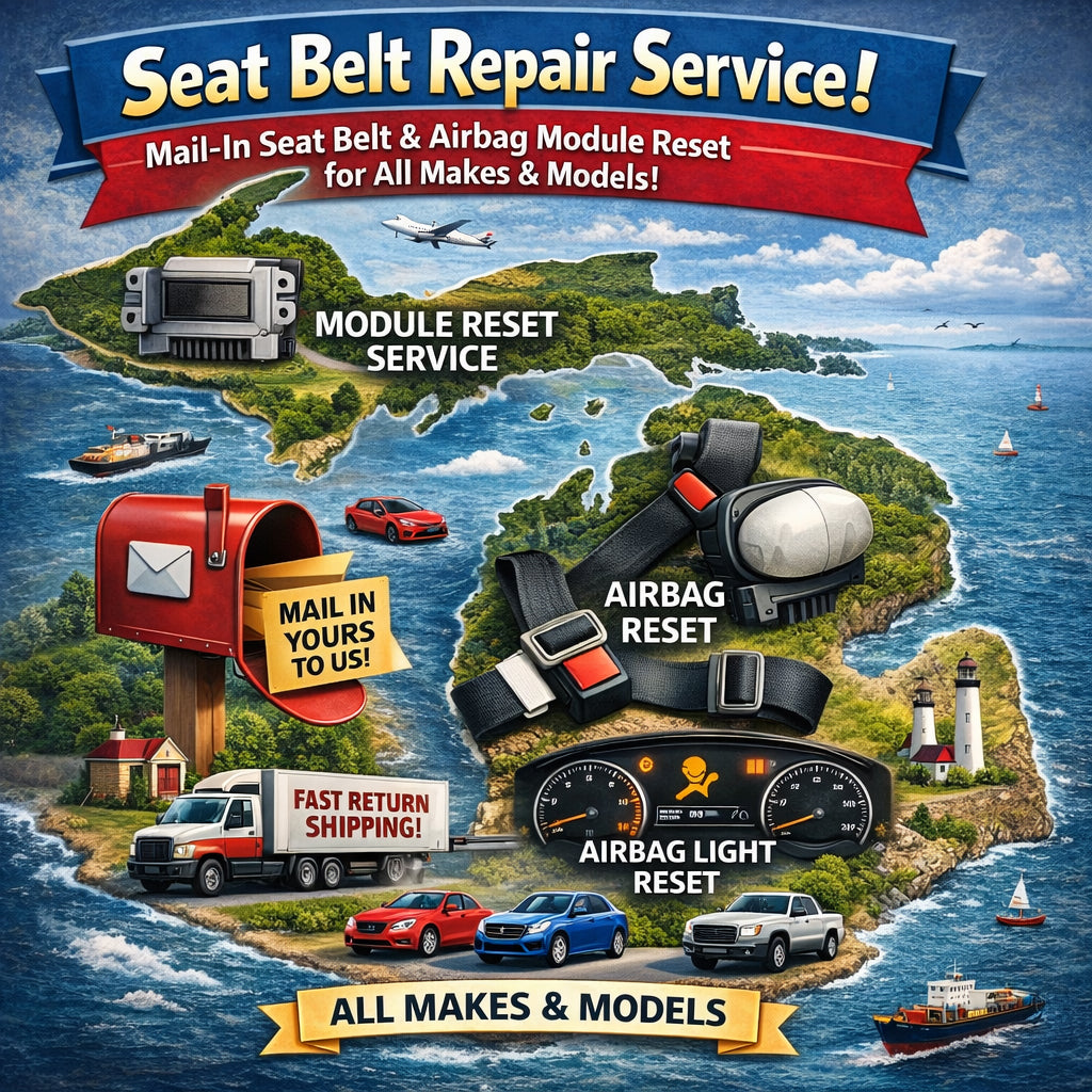 Michigan Seat Belt Repair Service – Mail-In Seat Belt & Airbag Module Reset for All Makes and Models