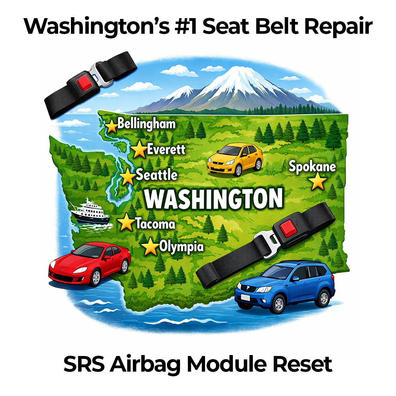 Seat Belt Repair in Washington – Fast, Reliable Service You Can Trust